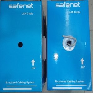 Safenet 32-3350BL 305 Meter Cat6 23AWG Solid UTP Cable Blue